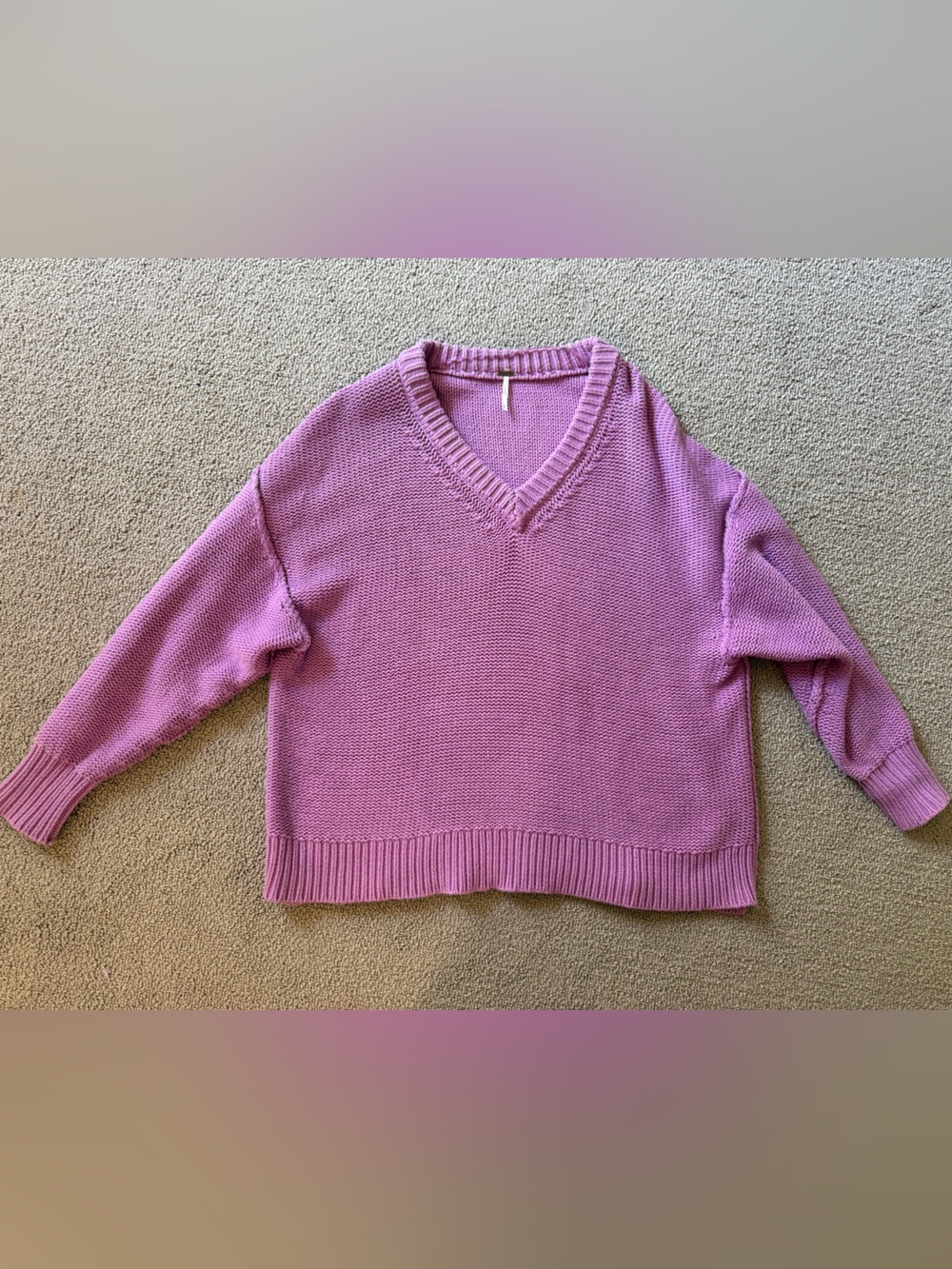 Free People size S OVERSIZED sweater